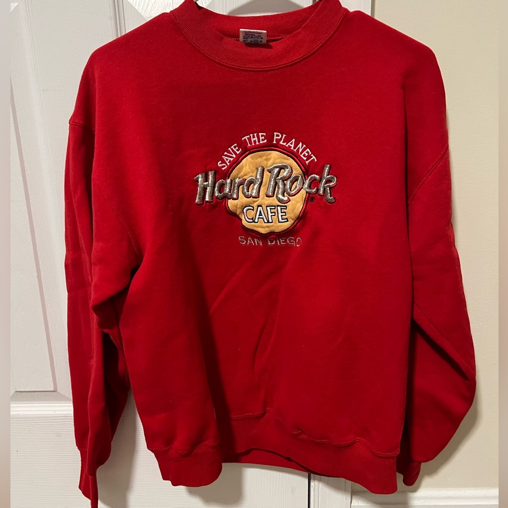 Red Hard Rock San Diego Crewneck
